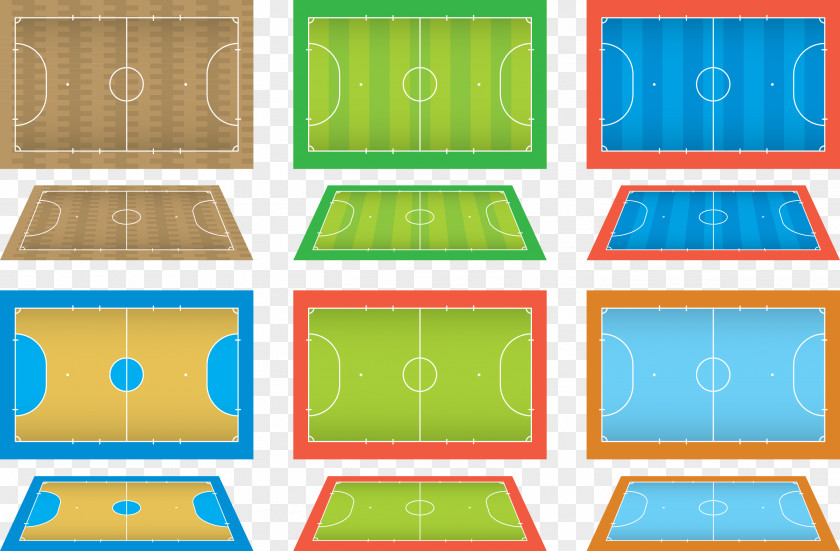 Vector Ball Games Basketball Court Game PNG