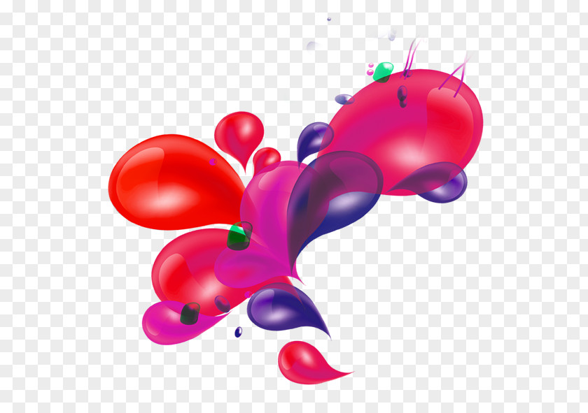 Balloon Drops Colored Bubbles Clip Art PNG