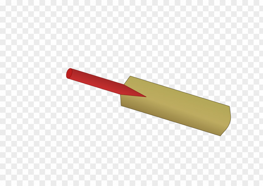 Cricket Bat Picture Red Material Angle PNG