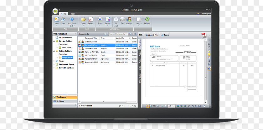 Interface Demonstration Computer Program Asset Tracking Software Product EZOfficeinventory PNG