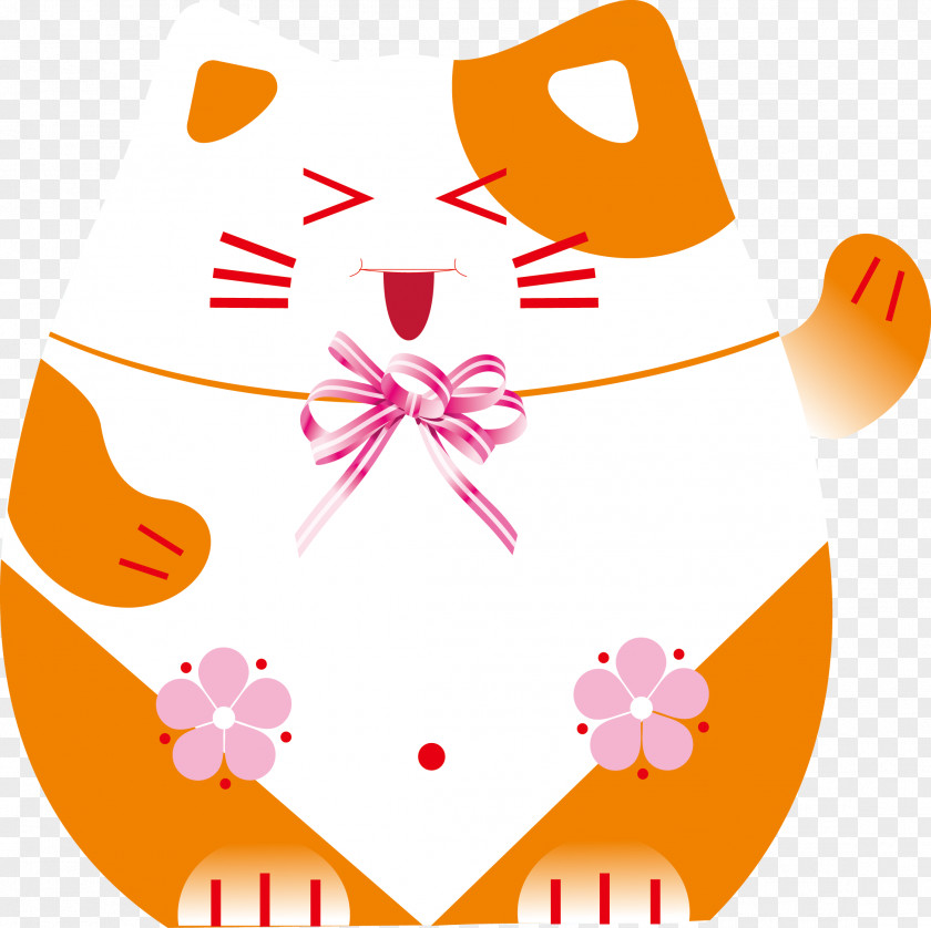 Lucky Cat Cartoon Japan Maneki-neko Clip Art PNG