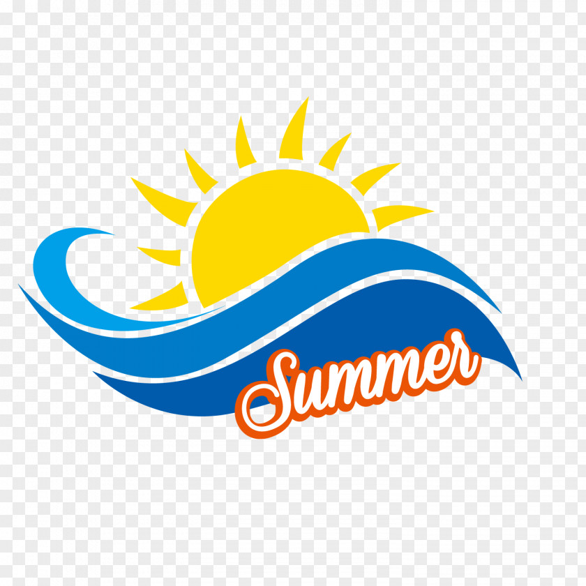 Summer Sunny Beach Holiday Logo PNG sunny beach holiday logo clipart PNG