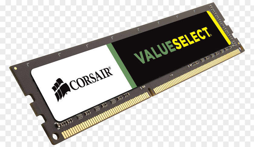 8GB RAM CORSAIR ValueSelect 16GB 288-Pin DDR4 SDRAM 2666 Desktop Memory Model CMV16GX4M1A2666C18 DDR3 Corsair Components PNG