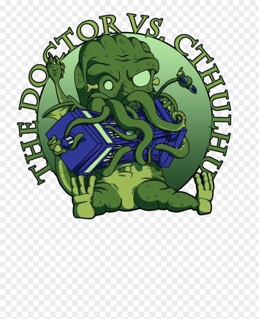 Cthulhu Cartoon Legendary Creature Font PNG