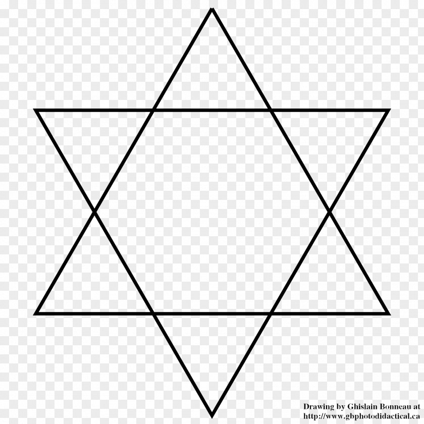 Geometric Star Of David Symbol Overlapping Circles Grid Judaism Clip Art PNG