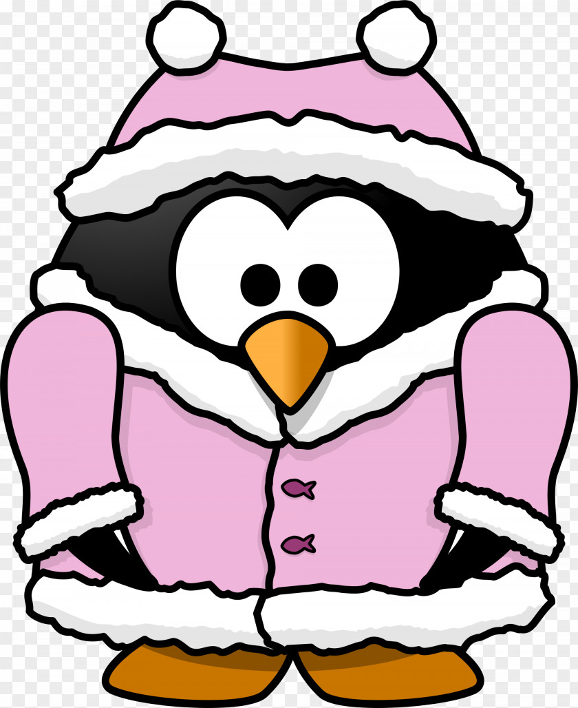 Penguin Club Chick Clip Art PNG