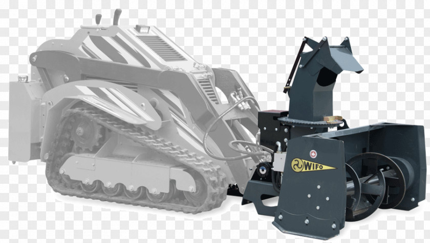 Snowflake Blower Skid-steer Loader Snow Blowers Continuous Track Machine PNG