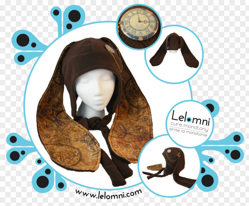 Steampunk Rabbit Ears Hat Brand Pet Product Design Font PNG