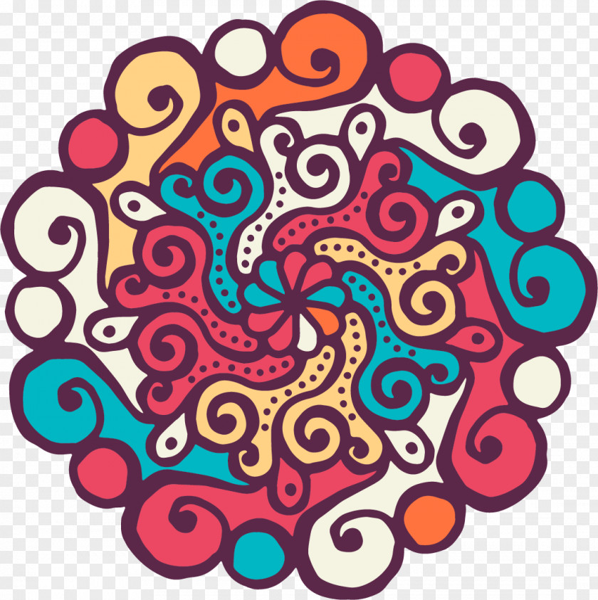 Crimping Mandala Coloring Book Buddhism Meditation PNG