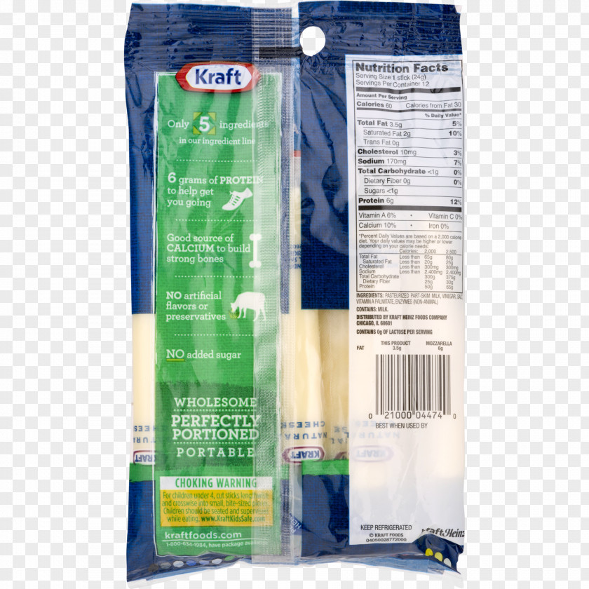 Milk String Cheese Mozzarella Kraft Foods PNG