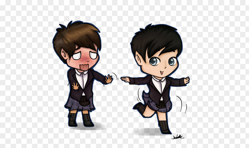 Priestly Dan And Phil Fan Art Drawing PNG