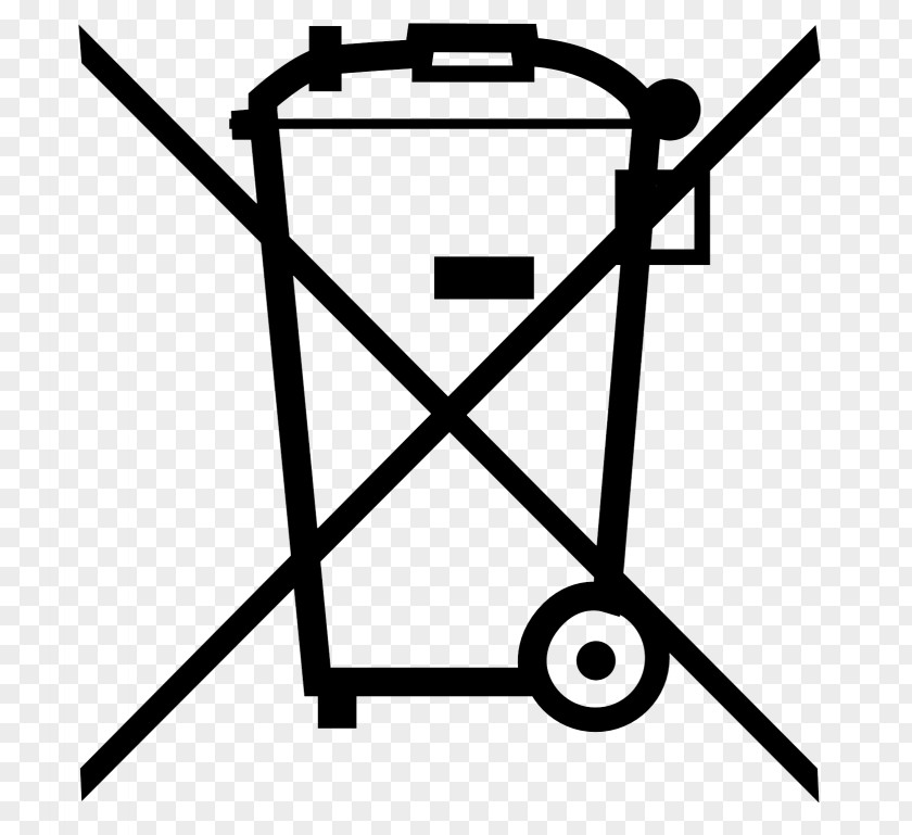 Trash Can Waste Electrical And Electronic Equipment Directive Recycling Symbol Battery PNG