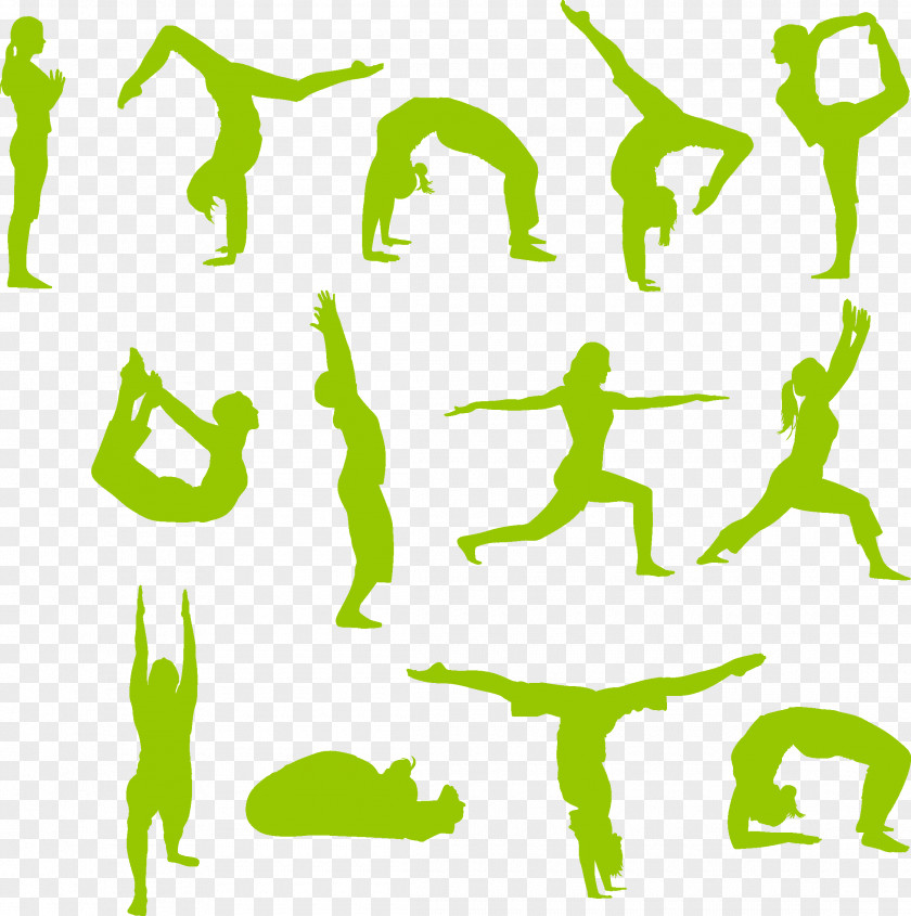 Yoga Silhouette Wii Fit Adobe Illustrator Clip Art PNG