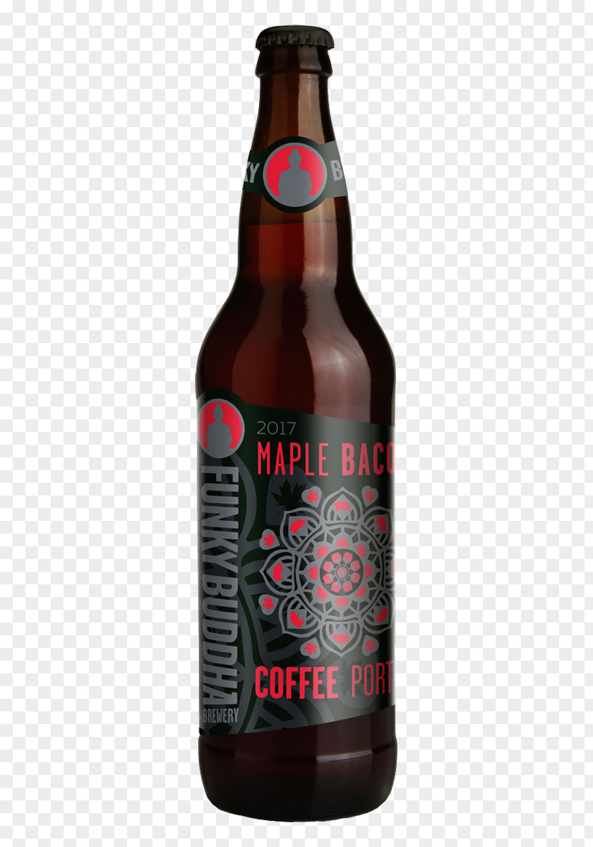 Bottle Mockup Ale Porter Beer Funky Buddha Brewery Coffee PNG