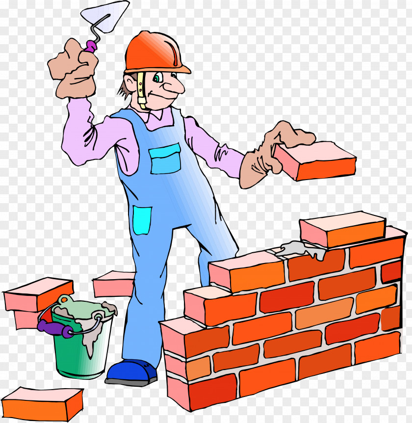 Brick The Bricklayer Construction Advertising PNG