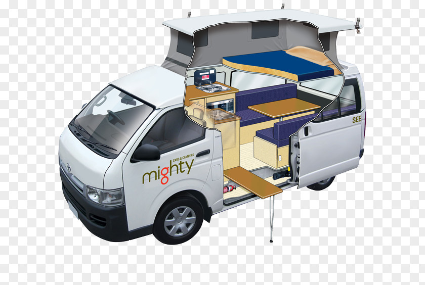 Car Toyota HiAce Campervans PNG