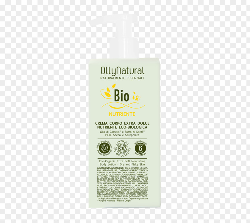 Crema] Lotion Organic Food Cream OllyNatural PNG