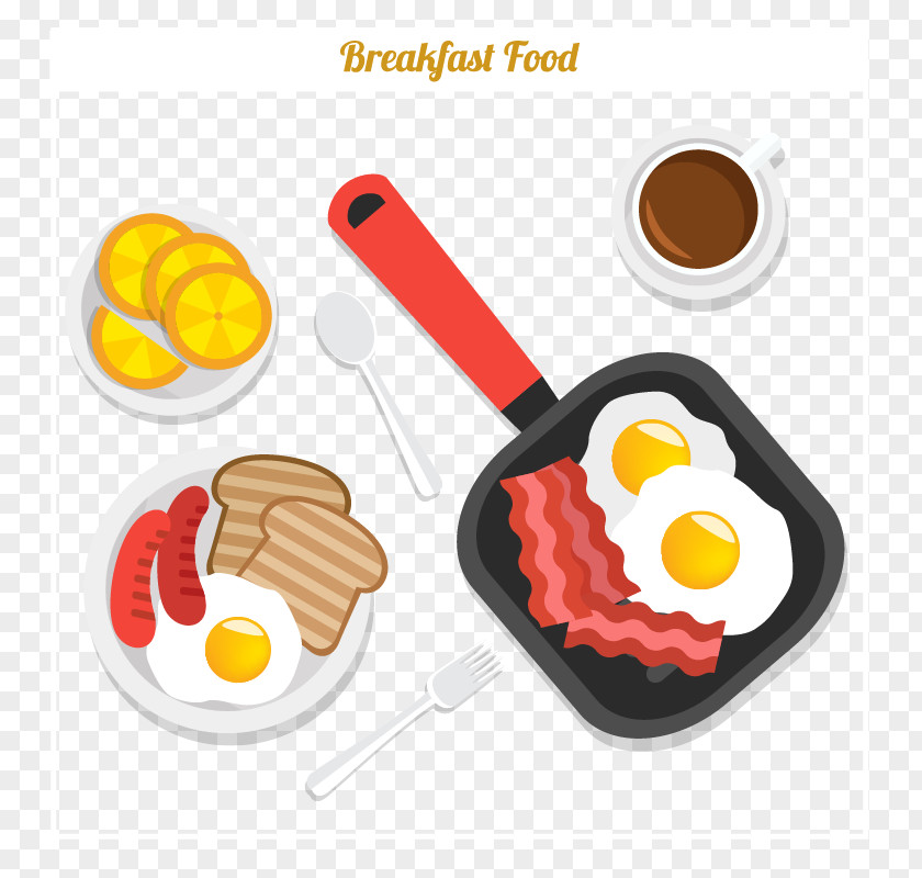 Food Nutritious Breakfast Egg Beef Vector Fried PNG