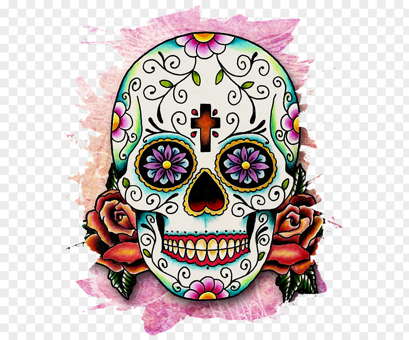 Sugar Skulls Calavera Skull Day Of The Dead Mexican Cuisine PNG