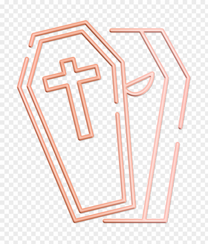 Symbol Logo Burial Icon Cemetery Coffin PNG