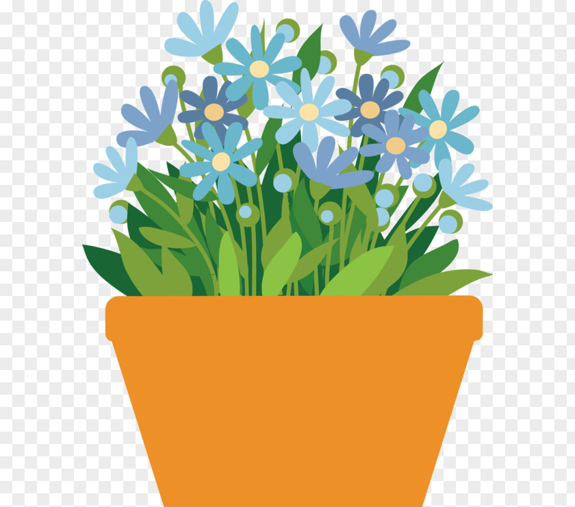 Flower Flowerpot Garden Clip Art PNG