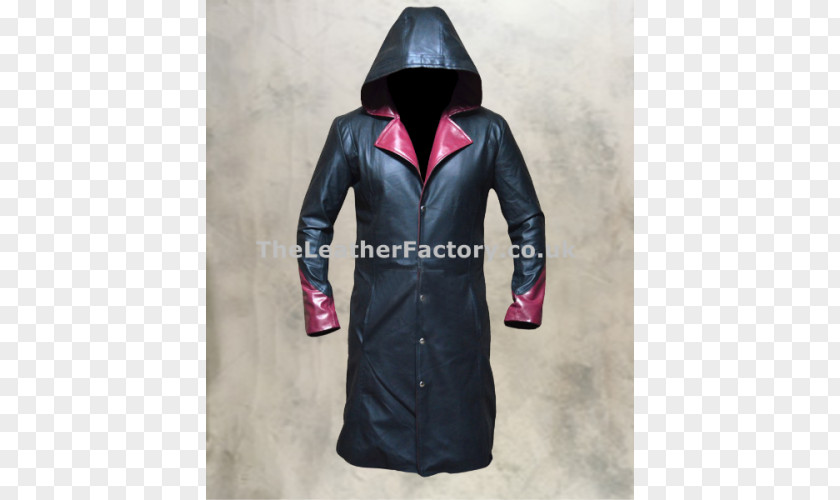 Jacket Devil May Cry 4 5 Leather Hoodie Dante PNG