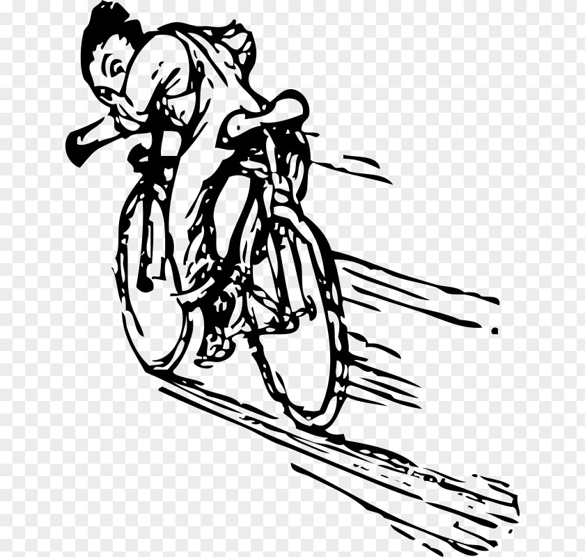 Riding A Motorcycle Tiger Bicycle Cycling Clip Art PNG