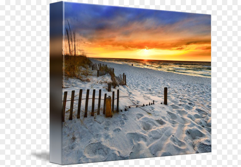 Seaside Scenery Shore Destin Canvas Print Art Printing PNG