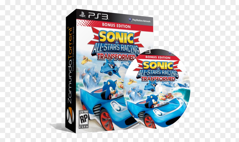 Sonic & Sega All-Stars Racing Transformed Video Game PlayStation 3 Computer Software PNG