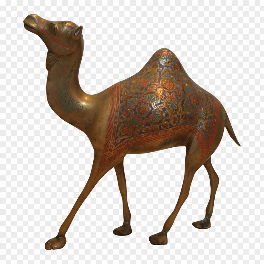 Camel Bronze Sculpture PNG