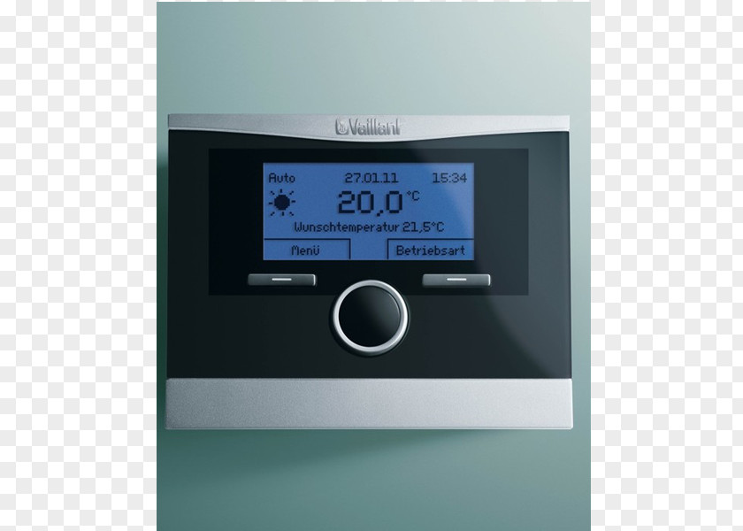 Ecotec Programmable Thermostat Vaillant Group Berogailu EBUS PNG
