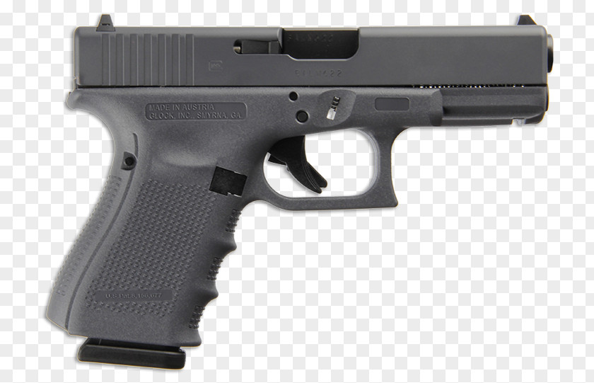 Handgun GLOCK 19 9×19mm Parabellum Pistol Firearm PNG