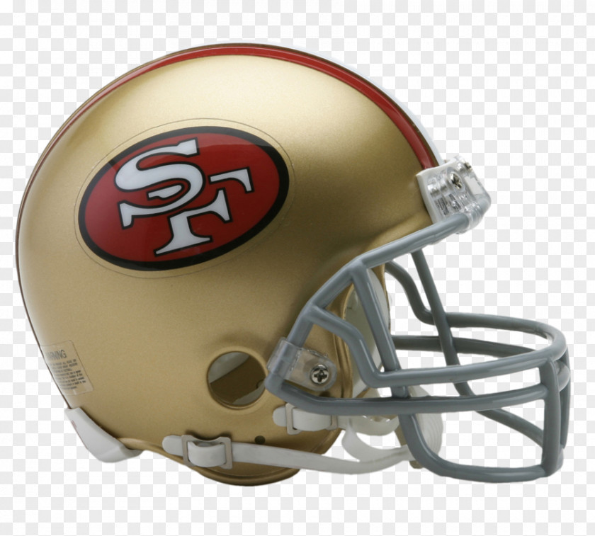 NFL 1996 San Francisco 49ers Season 1964 American Football Helmets PNG