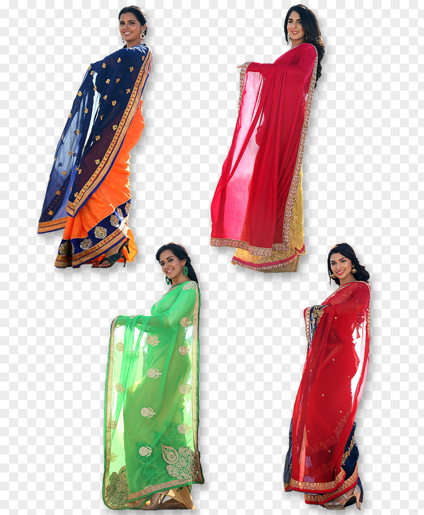 Design Sari Designer Dupatta Dress PNG