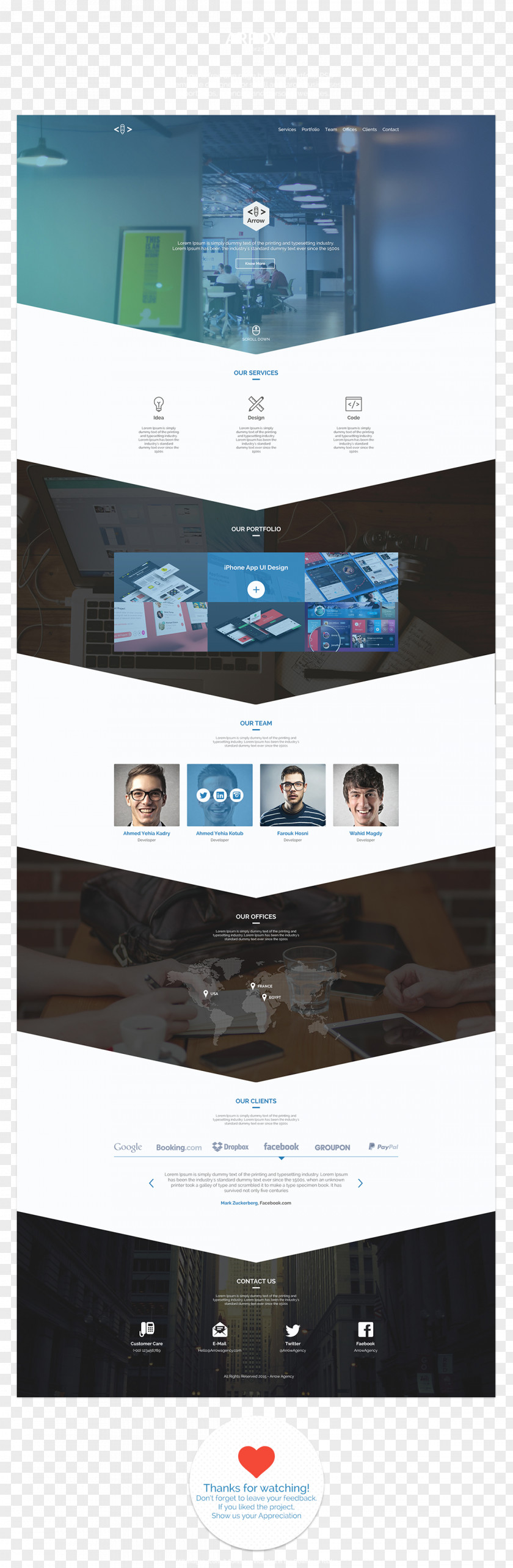 Design Template Responsive Web Information PNG