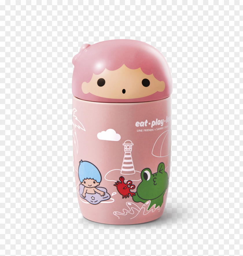 Line Sanrio Friends 7-Eleven Ceramic PNG