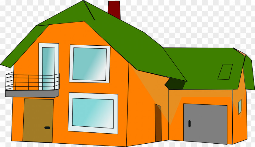 Orange Apartment Germany House Clip Art PNG