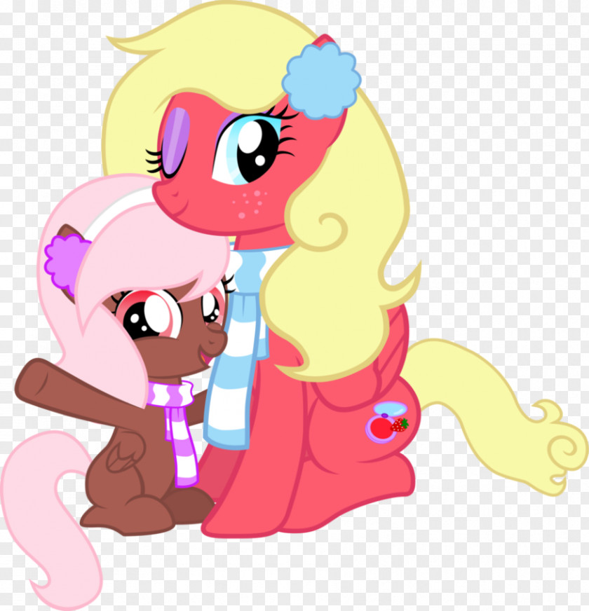 Raspberries Horse Pony Art PNG