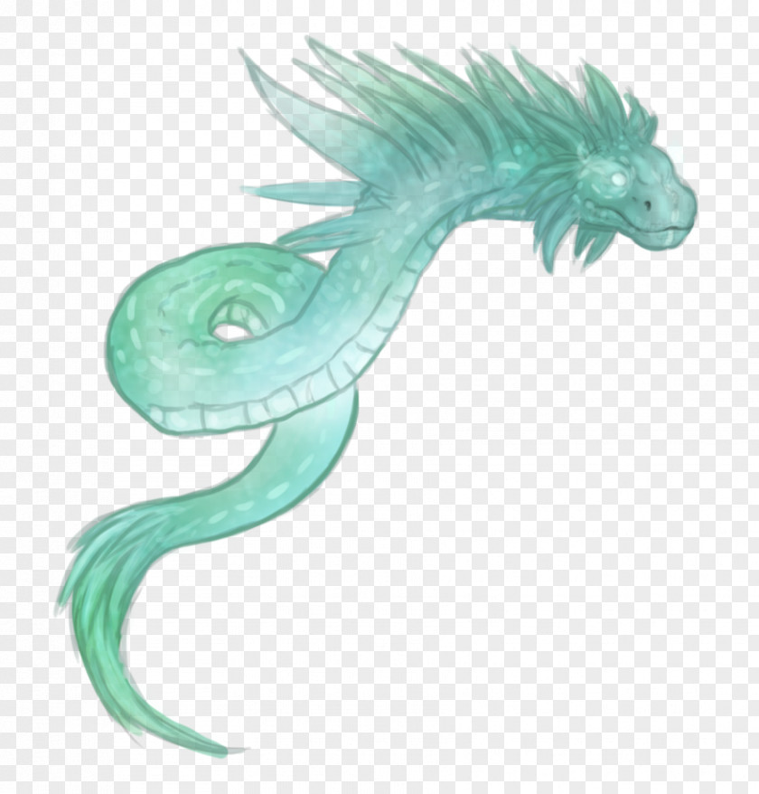 Ancient Beast Dragon Serpent Tail PNG
