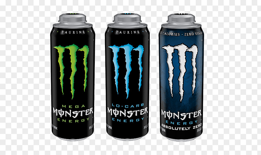 Bottle Energy Drink Monster Fizzy Drinks Caffeinated PNG
