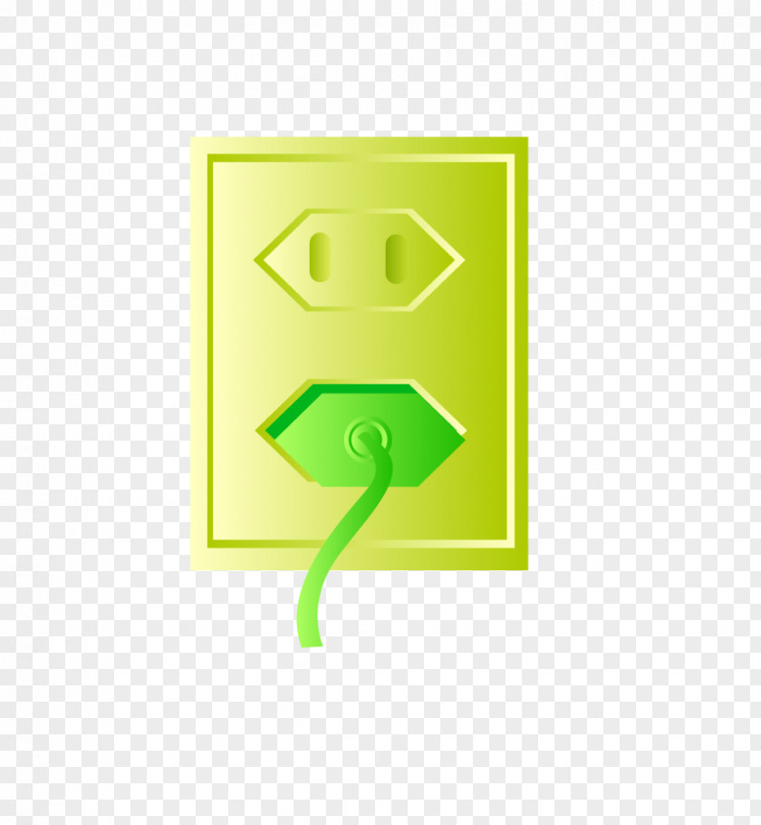 Cartoon Vector Outlet AC Power Plugs And Sockets Electrical Cable Icon PNG