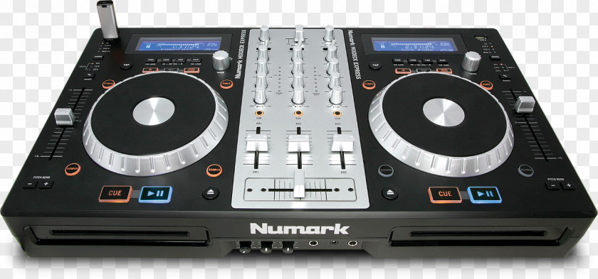 Dj Set DJ Controller Disc Jockey MIDI Computer Numark Industries PNG