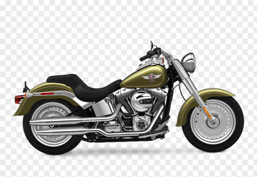Motorcycle Harley-Davidson FLSTF Fat Boy Softail CVO PNG