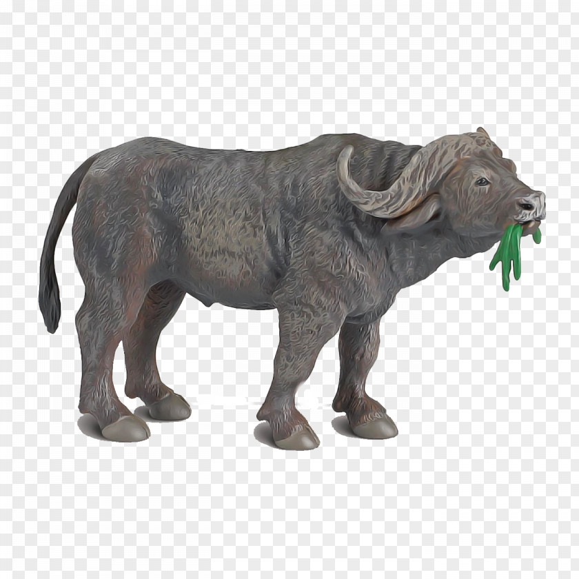 Animal Figure Rhinoceros Black Figurine Statue PNG