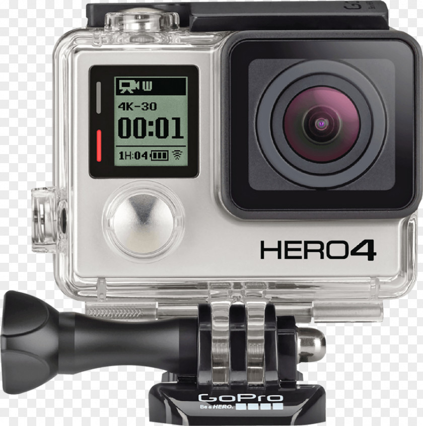 GoPro Hero 4 HERO4 Black Edition Action Camera PNG