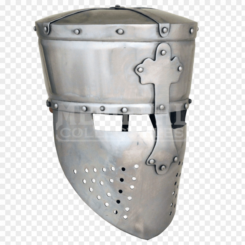 Knight Middle Ages Crusades Great Helm Components Of Medieval Armour PNG