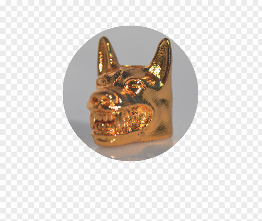 Gold Beads Dog Metal Snout Canidae PNG