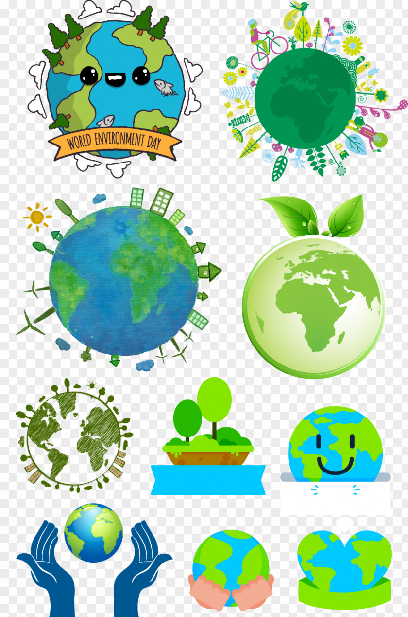 Green Ecological Earth Ecology Clip Art PNG