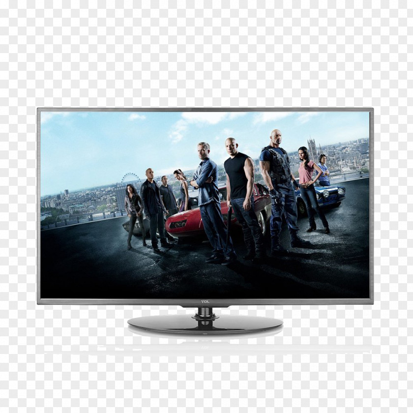 LCD TV 4 Core CPU Dominic Toretto The Fast And Furious Action Film ClearPlay PNG