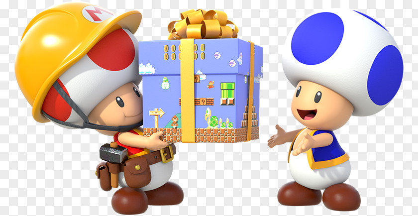 Mario Bros Super Maker Bros. Toad Wii PNG